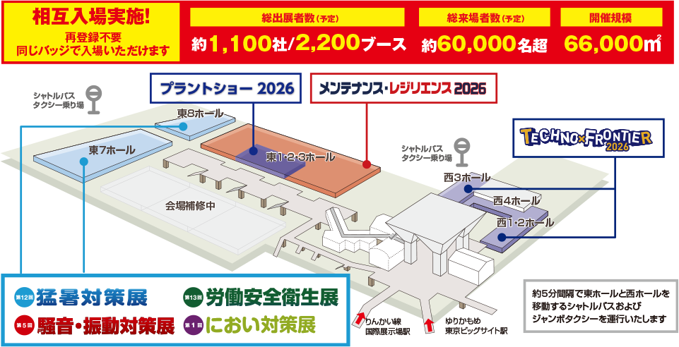 暑い中で体感するエリアイメージ